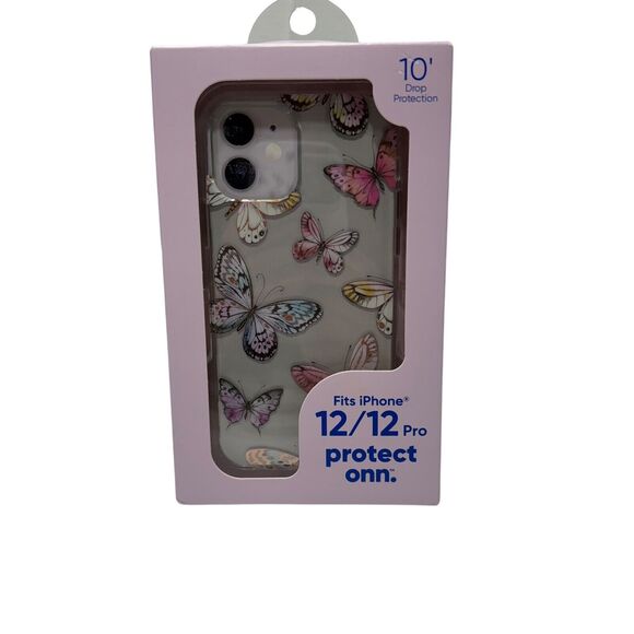 onn Butterfly Phone‎ Case for iPhone 12/12 Pro - NEW - Picture 1 of 4